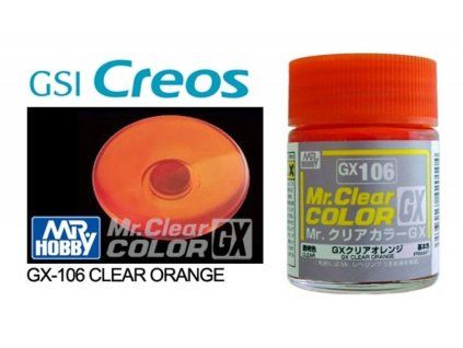 Mr. Clear Color GX (18 ml) Clear Orange