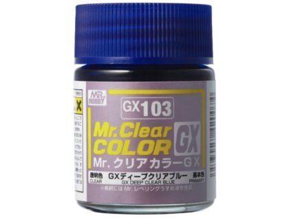 Mr. Clear Color GX (18 ml) Deep Clear Blue