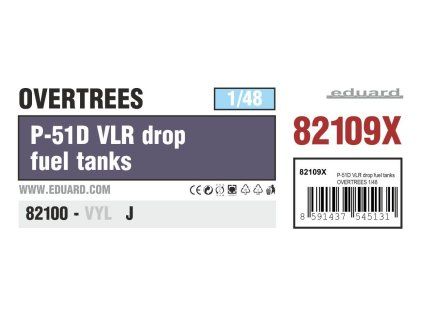 1/48 P-51D VLR drop fuel tanks OVERTREES