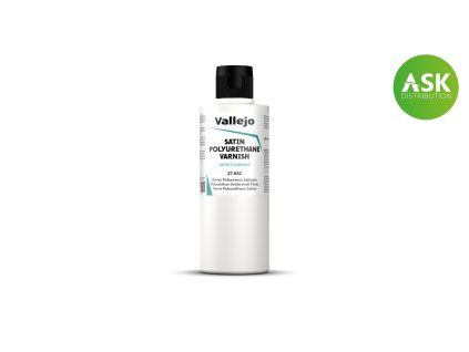 Vallejo Varnish 27652 Satin Polyurethane Varnish Polyurethane Varnish (200 ml)