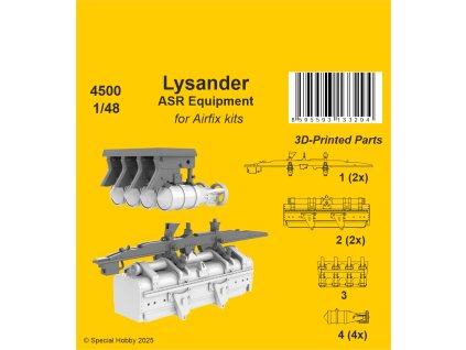 1/48 Lysander ASR Equipment / for Airfix kit