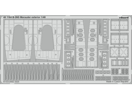 B-26G Marauder exterior 1/48 recommended for ICM - Eduard 1