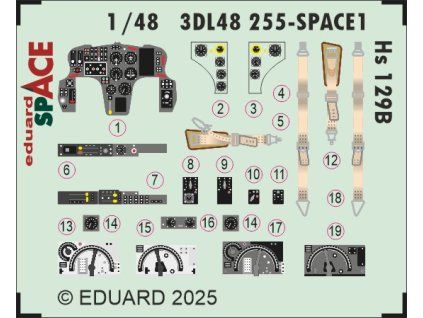 Hs 129B SPACE 1/48 recommended for TAKOM