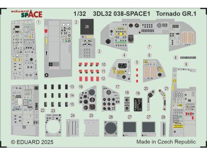 Tornado GR.1 SPACE 1/32 recommended for ITALERI