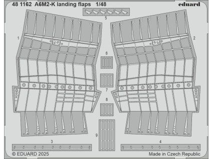 A6M2-K landing flaps 1/48 recommended for EDUARD - Eduard 1