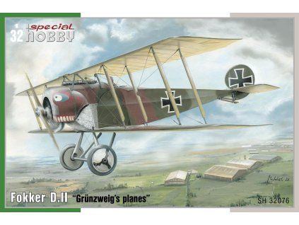 1/32 Fokker D.II Grünzweig`s Planes