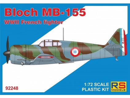 1/72 Bloch MB-155 - 5 decal v. for France, Luftwaffe
