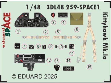 Kittyhawk Mk.Ia SPACE 1/48 recommended for EDUARD