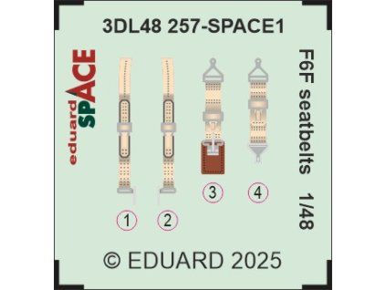 F6F seatbelts SPACE 1/48 recommended for