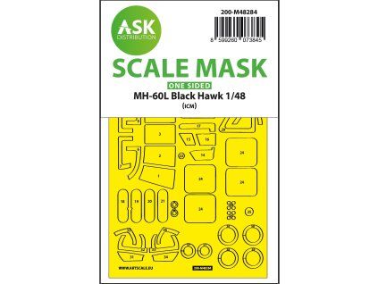 1/48 MH-60L Black Hawk one-sided express fit mask for ICM