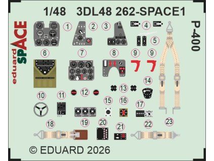 P-400 SPACE 1/48 recommended for ARMA HOBBY