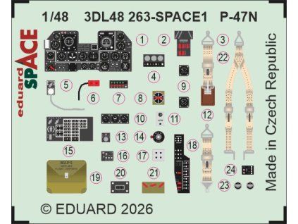 P-47N SPACE 1/48 recommended for MINIART