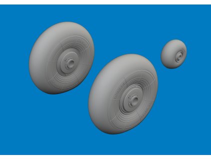 Beaufighter Mk.VI wheels 1/48 recommended for REVELL