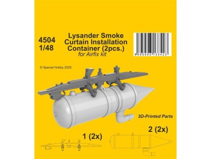 1/48 Lysander Smoke Curtain Installation Container / for Airfix kit