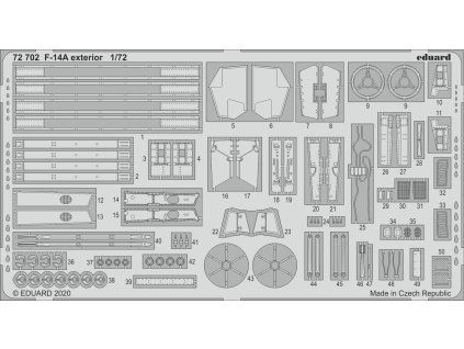 1/72 F-14A exterior for ACADEMY kit