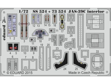 1/72 JAS-39C interior S.A