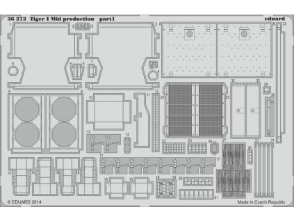 1/35 Tiger I Mid production for DRAGON kit