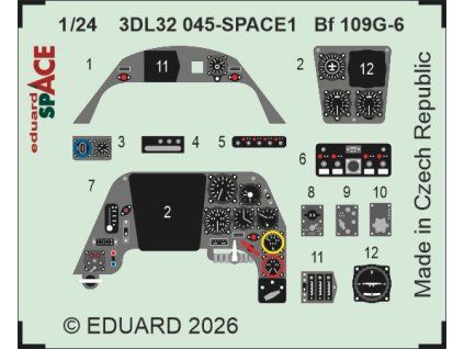 Bf 109G-6 SPACE 1/24 recommended for AIRFIX