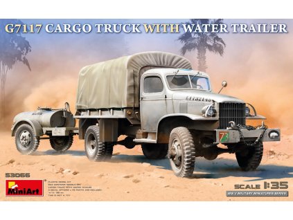 1/35 G7117 CARGO TRUCK WITH WATER TRAILER