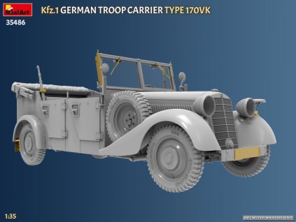1/35 Kfz.1 German Troop Carrier Type 170VK