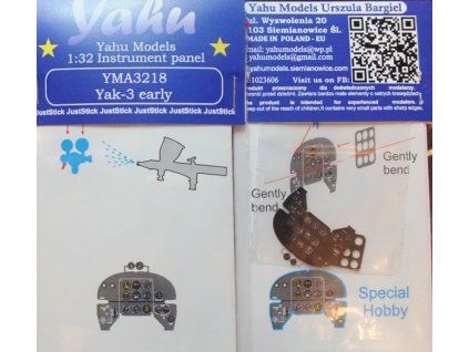 1/32 Yak-3 early recommended for Special Hobby