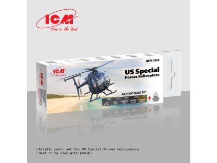 Acrylic paint set for US Special Forces helicopters