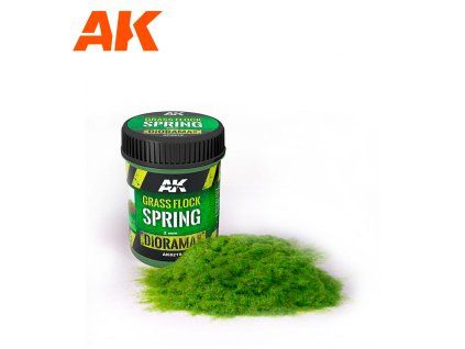 AK Interactive AK8219 Grass Flock 2 mm Spring