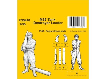 1/35 M36 Tank Destroyer Loader