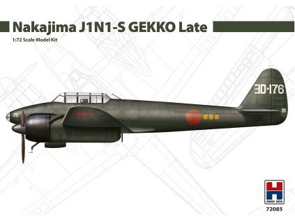 1/72 Nakajima J1N1-S Gekko Late