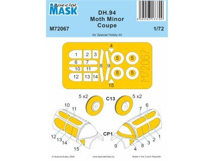 1/72 DH.94 Moth Minor Coupé MASK