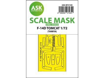 1/72 F-14D one-sided fit express mask for Tamiya