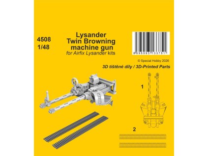 1/48 Lysander Twin Browning machine gun/for Airfix kit