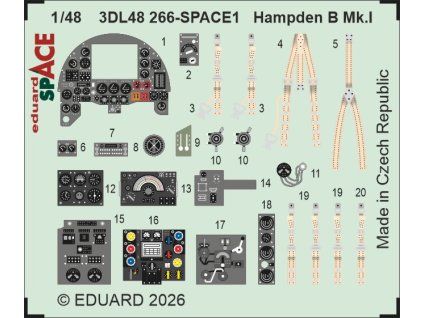 Hampden B Mk.I SPACE 1/48 recommended for ICM