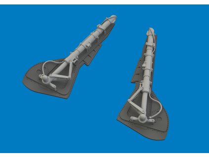 Fw 190A-8 undercarriage legs PRINT 1/48 recommended for EDUARD