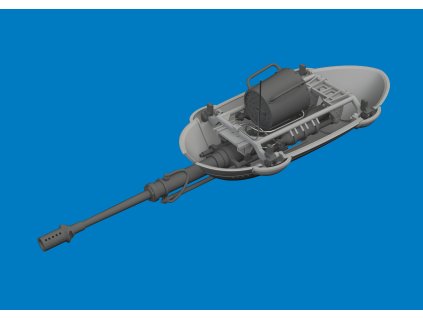 Hs 129B MK 101 gun pod PRINT 1/48 recommended for TAKOM