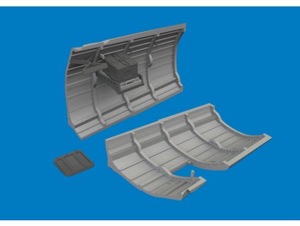 Spitfire Mk.V radio compartment PRINT 1/72 recommended for EDUARD