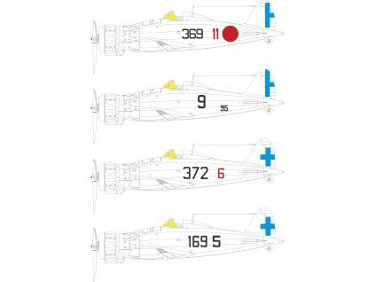 MC.200 Saetta tactical marking 1/32 recommended for ITALERI