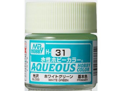 Aqueous Hobby Colors (10 ml) White Green