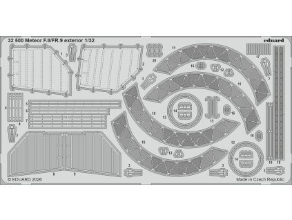 Meteor F.8/FR.9 exterior 1/32 recommended for REVELL