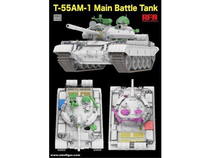 1/35 T-55AM-1 MBT w/ workable tracks