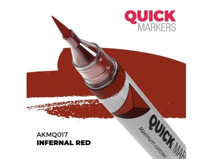 AK Quick Marker - Infernal Red