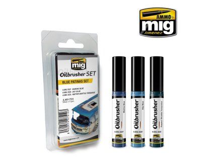 Blue Patinas OILBRUSHER SET