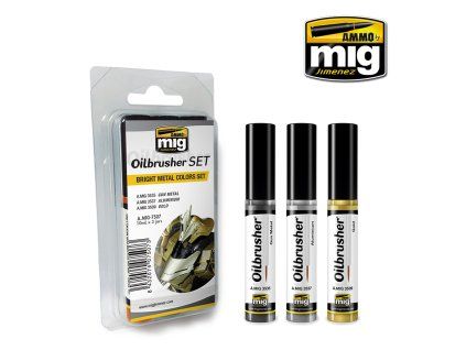 Bright Metal Colors OILBRUSHER SET