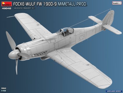 1/48 FOCKE-WULF FW 190D-9. MIMETALL PROD. JAGDGESCHWADER 301. BASIC KIT