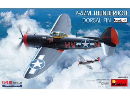 1/48 P-47M THUNDERBOLT. DORSAL FIN. BASIC KIT