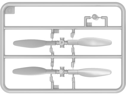 1/48 P-47M THUNDERBOLT. DORSAL FIN. BASIC KIT