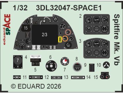 Spitfire Mk.Vb SPACE 1/32 recommended for KOTARE
