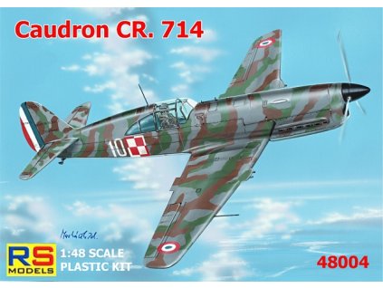 Plastikový model letadla 1/48 Caudron CR.714 C-1 5 decal v. for France, Luftwaffe, Finland