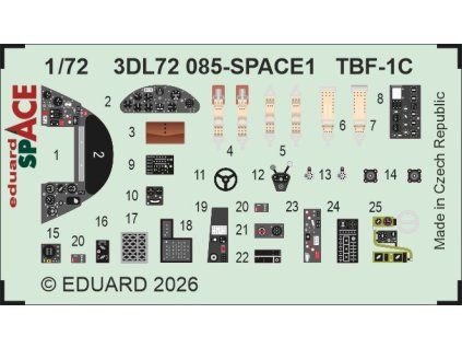 TBF-1C SPACE 1/72 recommended for HOBBY BOSS