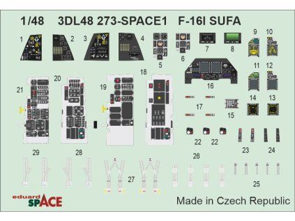 F-16I SUFA SPACE 1/48 recommended for GREAT WALL HOBBY